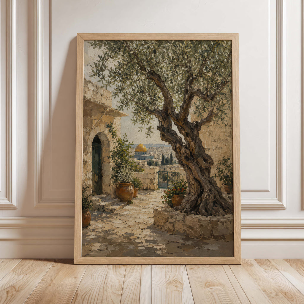 Palestine Olive Tree Artwork