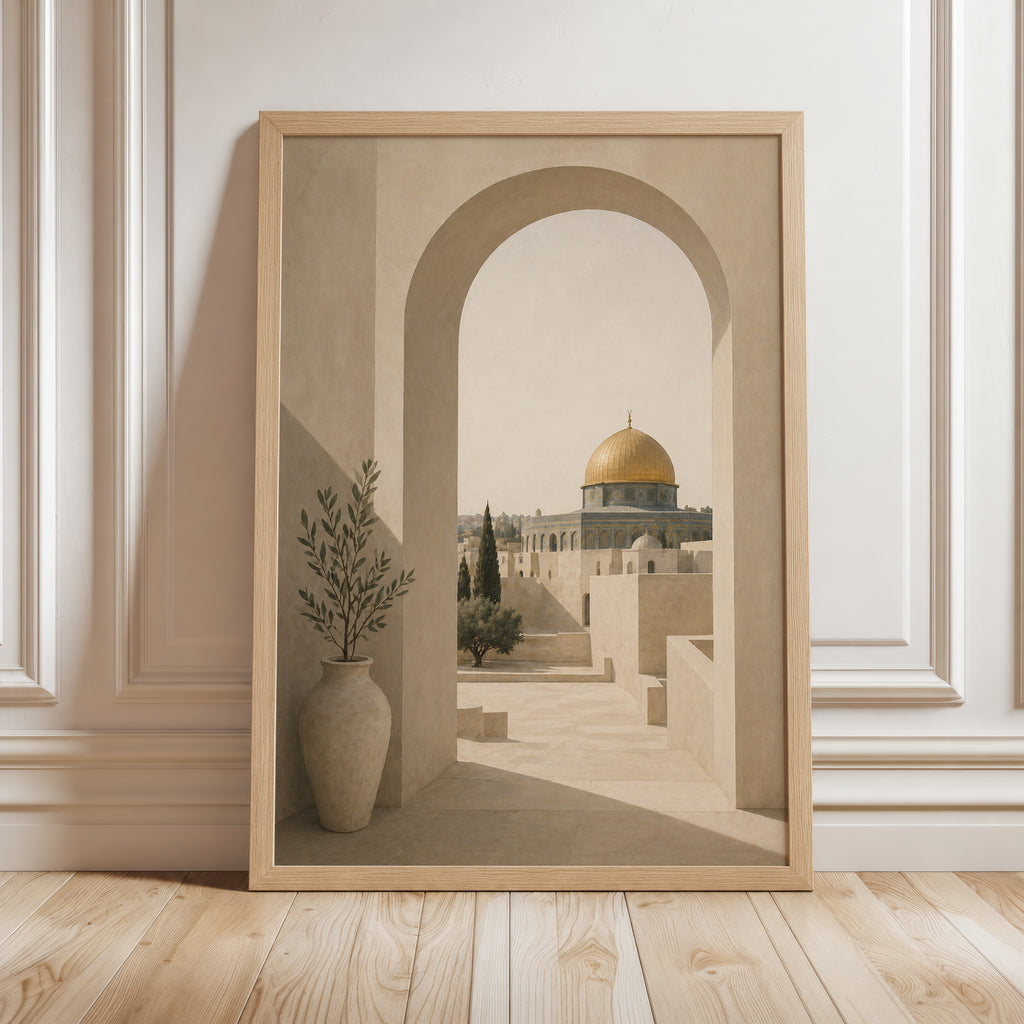 Al Aqsa Arch View - Exhibit 03